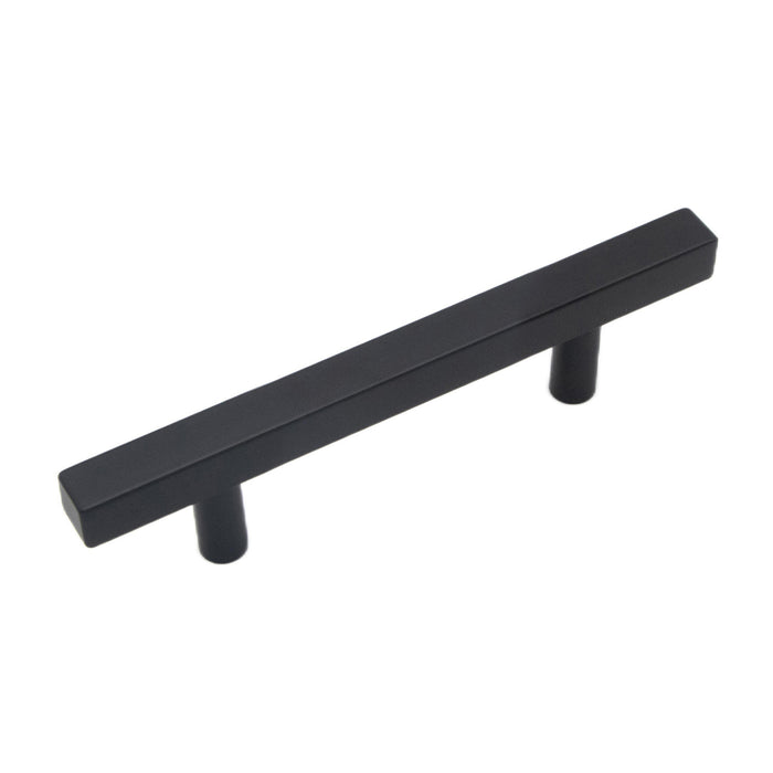 Hickory Hardware R080314MBX-10G Quad Collection Bar Pull 3-3/4 Inch (96mm) Center to Center Matte Black Finish (10 Pack)