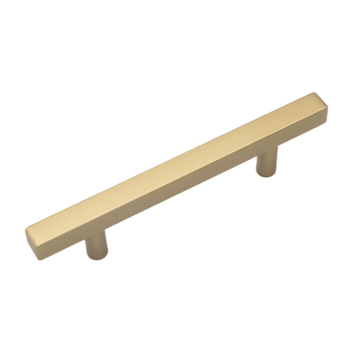 Hickory Hardware R080315BBX Quad Collection Bar Pull 5-1/16 Inch (128mm) Center to Center Brushed Golden Brass Finish