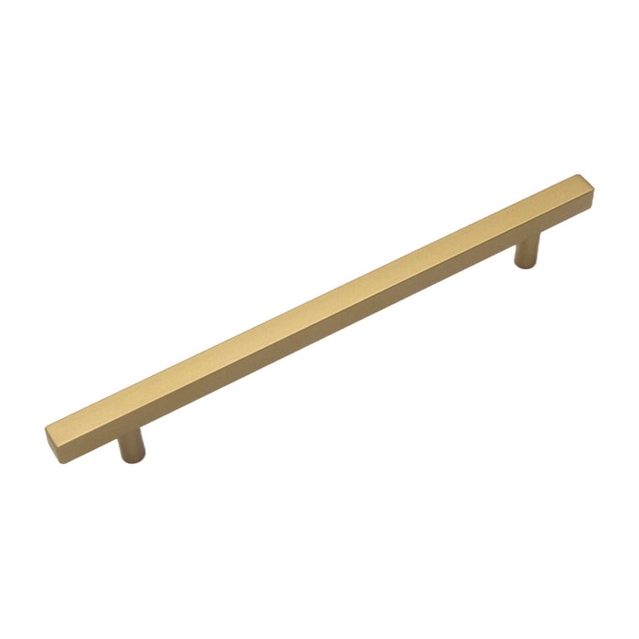 Hickory Hardware R080318BBX Quad Collection Bar Pull 8-13/16 Inch (224mm) Center to Center Brushed Golden Brass Finish