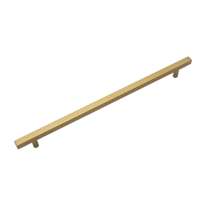 Hickory Hardware R080319BBX Quad Collection Bar Pull 12 Inch (305mm) Center to Center Brushed Golden Brass Finish