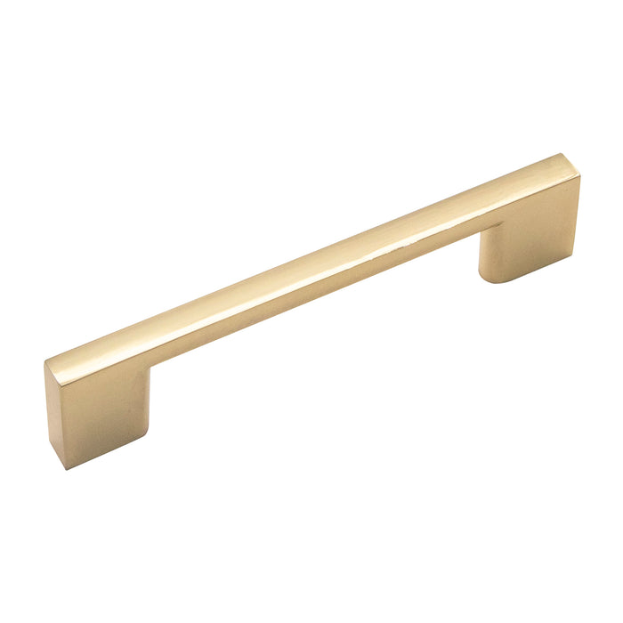 Hickory Hardware R080325BBX-10G Mod Collection Pull 3-3/4 Inch (96mm) Center to Center Brushed Golden Brass Finish (10 Pack)