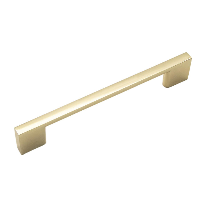 Hickory Hardware R080326BBX-10G Mod Collection Pull 5-1/16 Inch (128mm) Center to Center Brushed Golden Brass Finish (10 Pack)