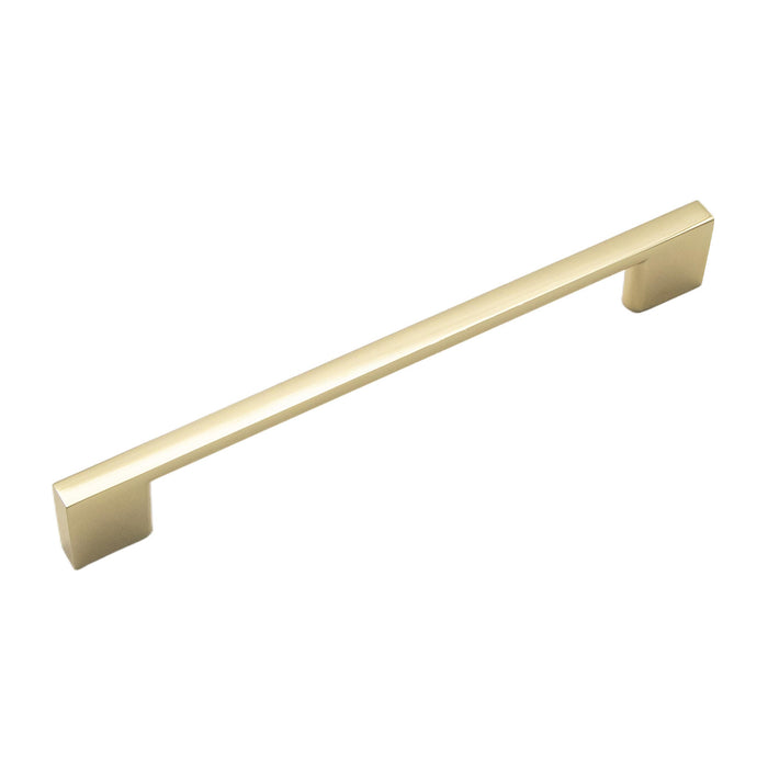 Hickory Hardware R080327BBX Mod Collection Pull 6-5/16 Inch (160mm) Center to Center Brushed Golden Brass Finish