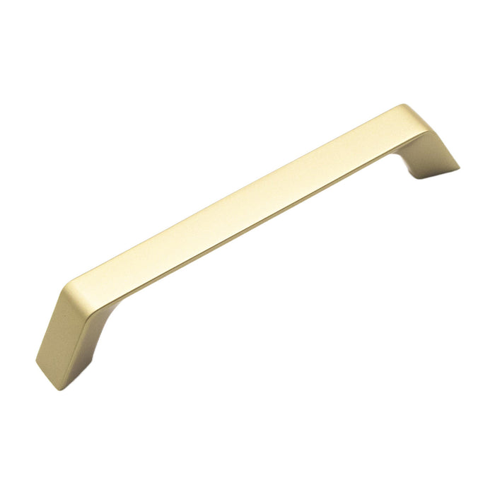 Hickory Hardware R080334BBX-10G Prism Collection Pull 6-5/16 Inch (160mm) Center to Center Brushed Golden Brass Finish (10 Pack)