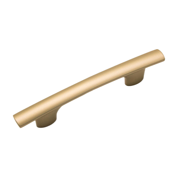 Hickory Hardware R080348BBX-10G Swell Collection Pull 3 Inch (76mm) Center to Center Brushed Golden Brass Finish (10 Pack)