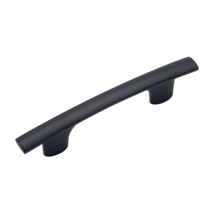 Hickory Hardware R080348MBX Swell Collection Pull 3 Inch (76mm) Center to Center Matte Black Finish