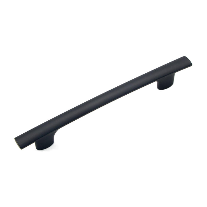 Hickory Hardware R080350MBX Swell Collection Pull 5-1/16 Inch (128mm) Center to Center Matte Black Finish