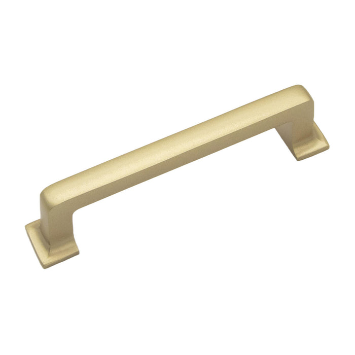 Hickory Hardware R080356BBX Avery Collection Pull 3-3/4 Inch (96mm) Center to Center Brushed Golden Brass Finish