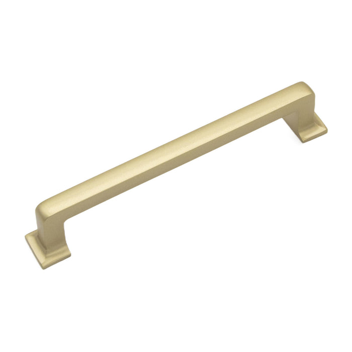 Hickory Hardware R080357BBX Avery Collection Pull 5-1/16 Inch (128mm) Center to Center Brushed Golden Brass Finish