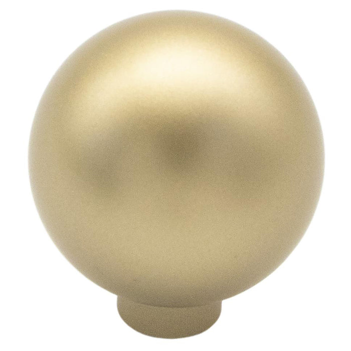 Hickory Hardware R080359BBX Harmony Collection Knob 1-1/16 Inch (27mm) Diameter Brushed Golden Brass Finish