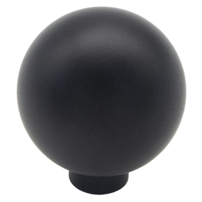 Hickory Hardware R080359MBX-10G Harmony Collection Knob 1-1/16 Inch (27mm) Diameter Matte Black Finish (10 Pack)