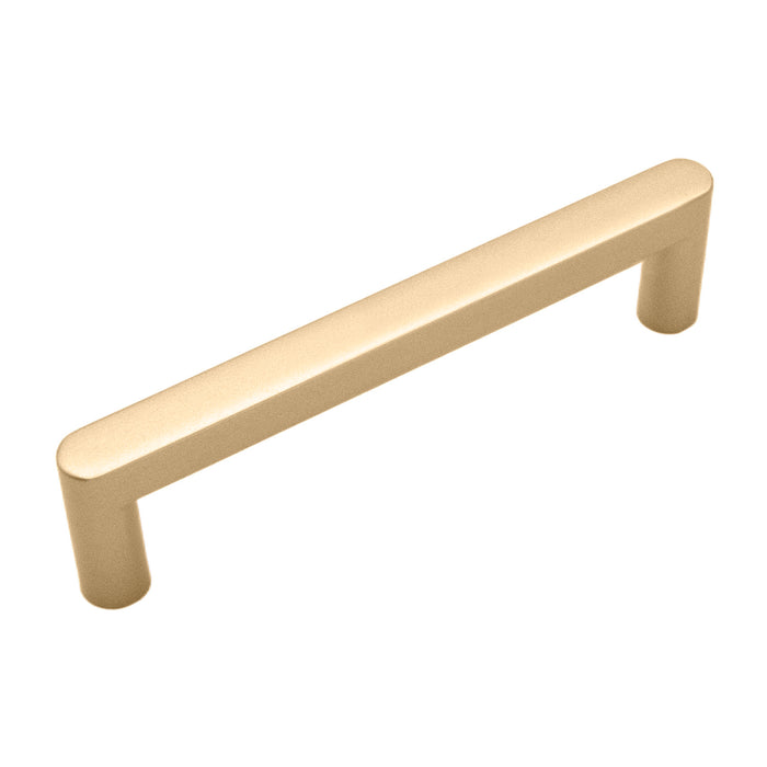 Hickory Hardware R080550BBX-10G Bristol Collection Pull 3-3/4 Inch (96mm) Center to Center Brushed Golden Brass Finish (10 Pack)