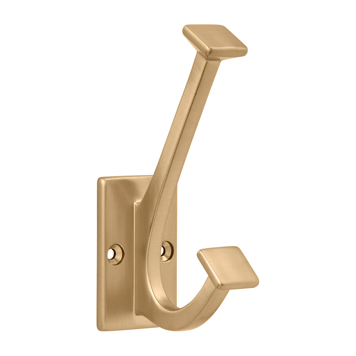 Hickory Hardware S077192-CBZ Skylight Collection Coat & Hat Hook 4-7/8 Inch (124mm) Long Champagne Bronze Finish