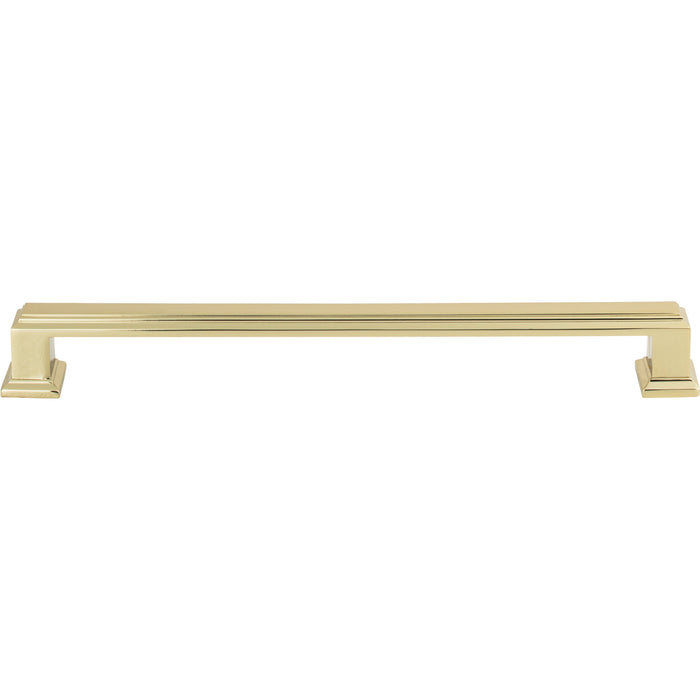 Atlas Homewares 293-FG Sutton Place 7 9/16in (192mm) Center to Center Bar Pull French Gold - KnobDepot
