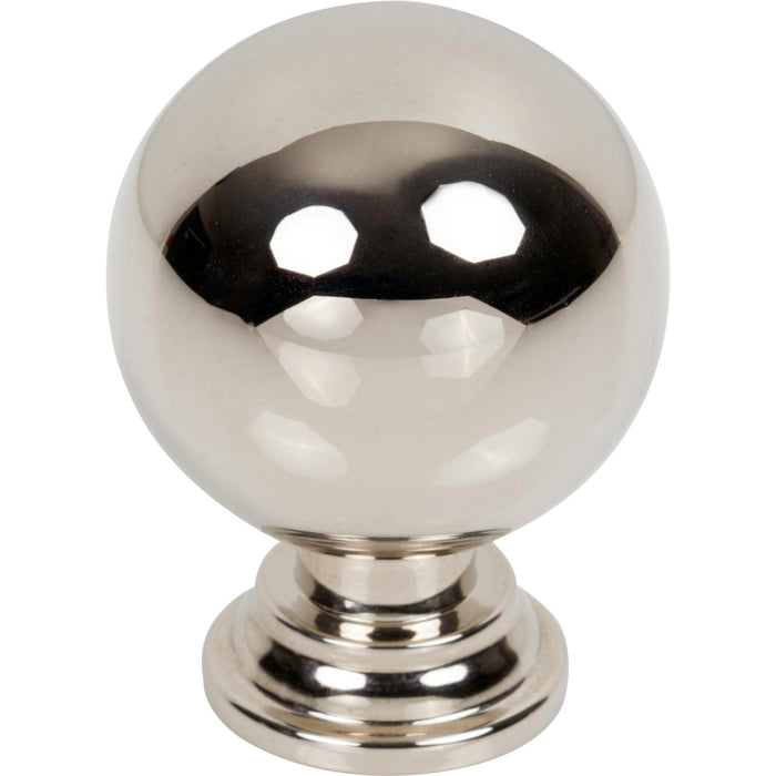 Jeffrey Alexander 387NI Davis Davis 1-1/8" (29mm) Diameter Round Knob Polished Nickel