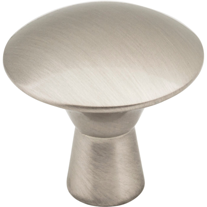 Elements 988SN Zachary 1-1/16" Diameter Mushroom Knob Satin Nickel