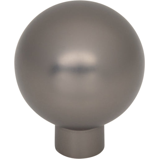 Top Knobs TK3340AG Brockwell 1 1/8" Diameter Round Knob Ash Gray - KnobDepot