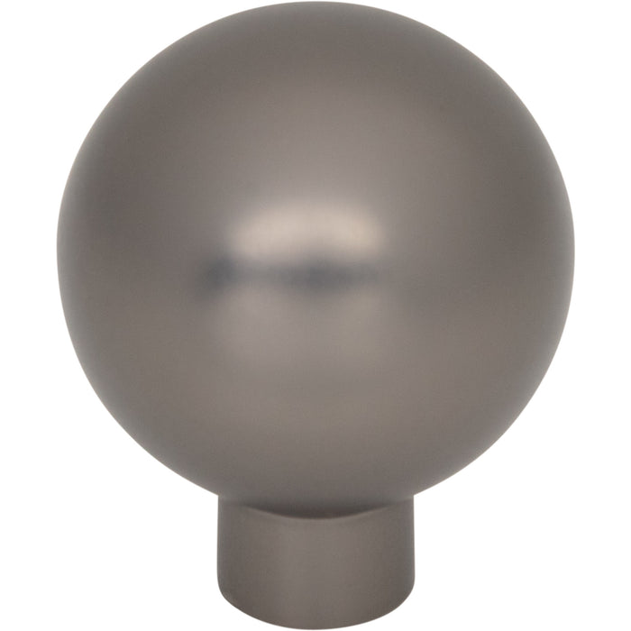 Top Knobs TK3340AG Brockwell 1 1/8" Diameter Round Knob Ash Gray - KnobDepot