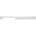 Atlas Homewares A886-MC Off Center 12 5/8in (321mm) Center to Center Bar Pull Matte Chrome - KnobDepot