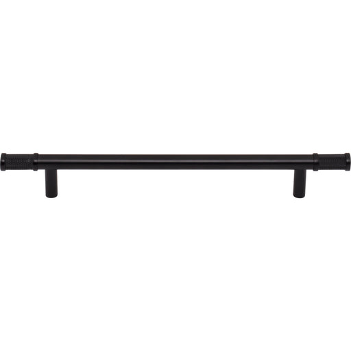 Top Knobs TK3235BLK Burnham 7 9/16" Center to Center Bar Pull Flat Black - KnobDepot