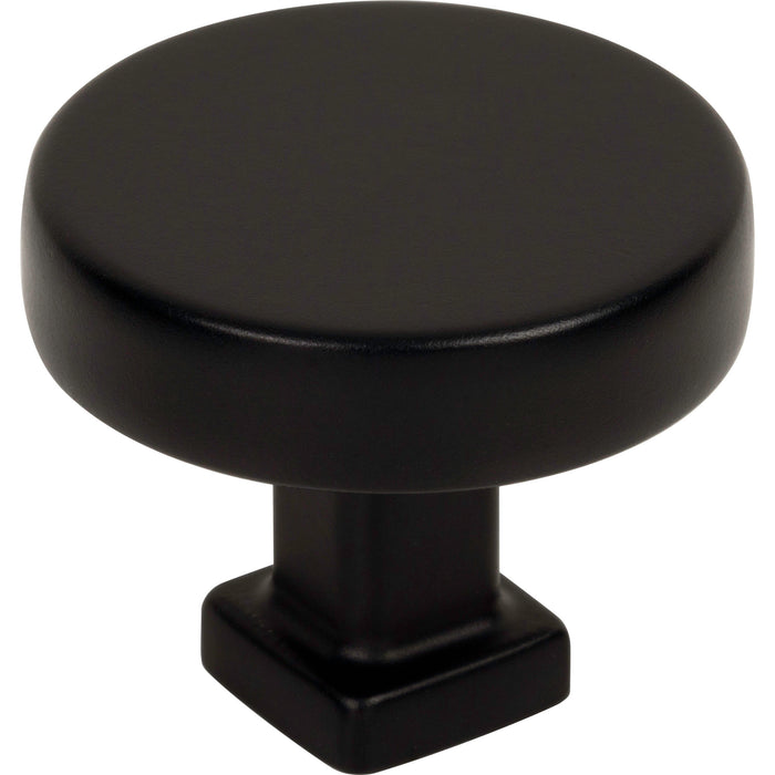 Jeffrey Alexander 929MB Ogden Ogden 1-3/8" (35mm) Diameter Mushroom Knob Matte Black