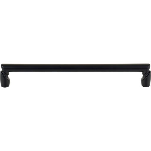 Top Knobs TK3135BLK Florham 7 9/16" Center to Center Bar Pull Flat Black - KnobDepot