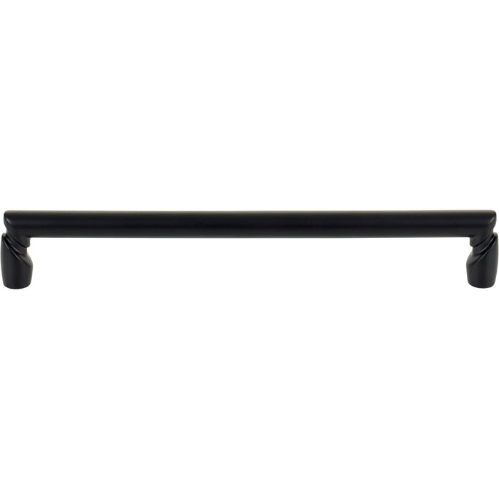 Top Knobs TK3135BLK Florham 7 9/16" Center to Center Bar Pull Flat Black - KnobDepot
