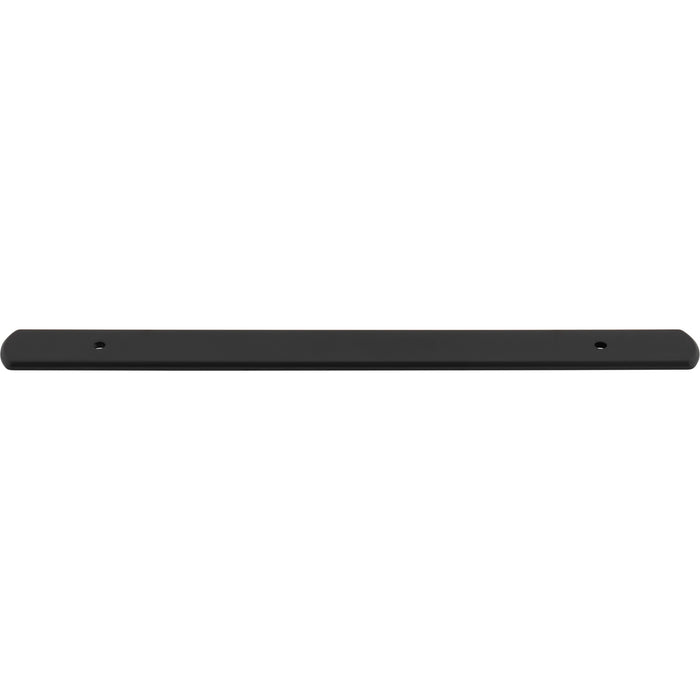 Top Knobs TK3274BLK Wescott 7 9/16" Center to Center Pull Backplate Flat Black - KnobDepot