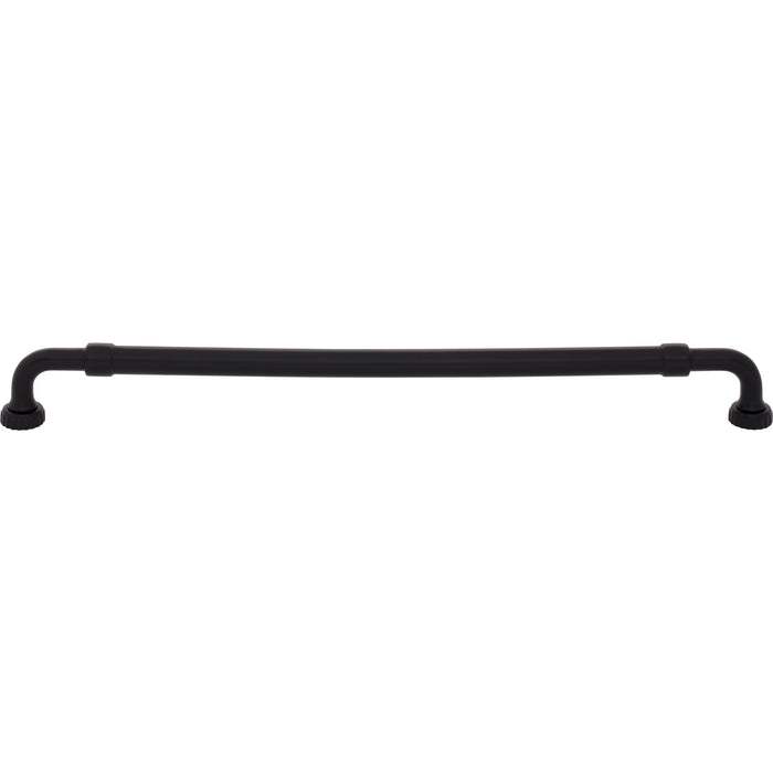 Top Knobs TK3185BLK Holden 12" Center to Center Bar Pull Flat Black - KnobDepot
