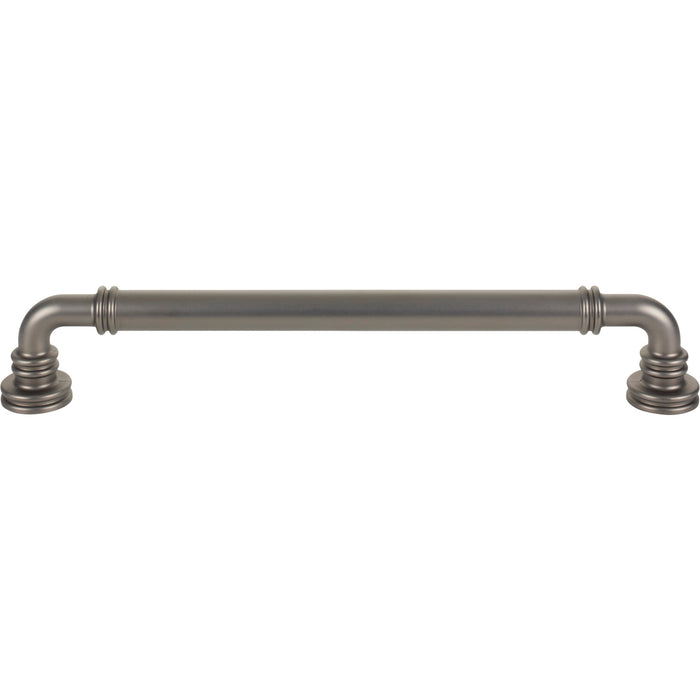 Top Knobs TK3147AG Cranford 12" Center to Center Appliance Pull Ash Gray - KnobDepot