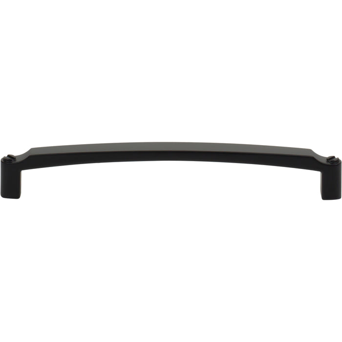 Top Knobs TK3173BLK Haddonfield 6 5/16" Center to Center Bar Pull Flat Black - KnobDepot
