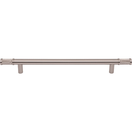 Top Knobs TK3238BSN Burnham 12" Center to Center Bar Pull Brushed Satin Nickel - KnobDepot