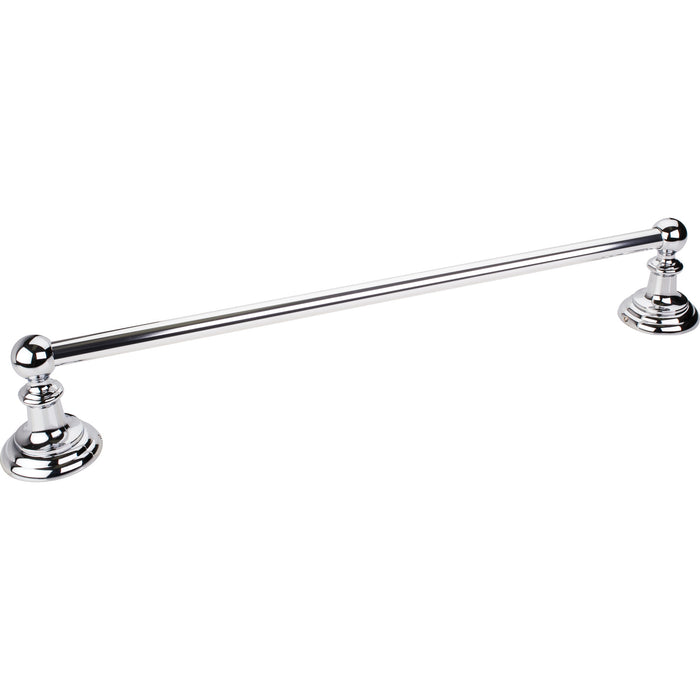 Elements BHE5-04PC Fairview Polished Chrome 24" Single Towel Bar - Contractor Packed Polished Chrome