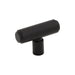 Top Knobs TK3111BLK Clarence 2" Length Bar Knob Flat Black - KnobDepot