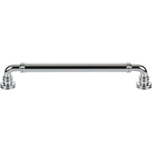 Top Knobs TK3144PC Cranford 7 9/16" Center to Center Bar Pull Polished Chrome - KnobDepot