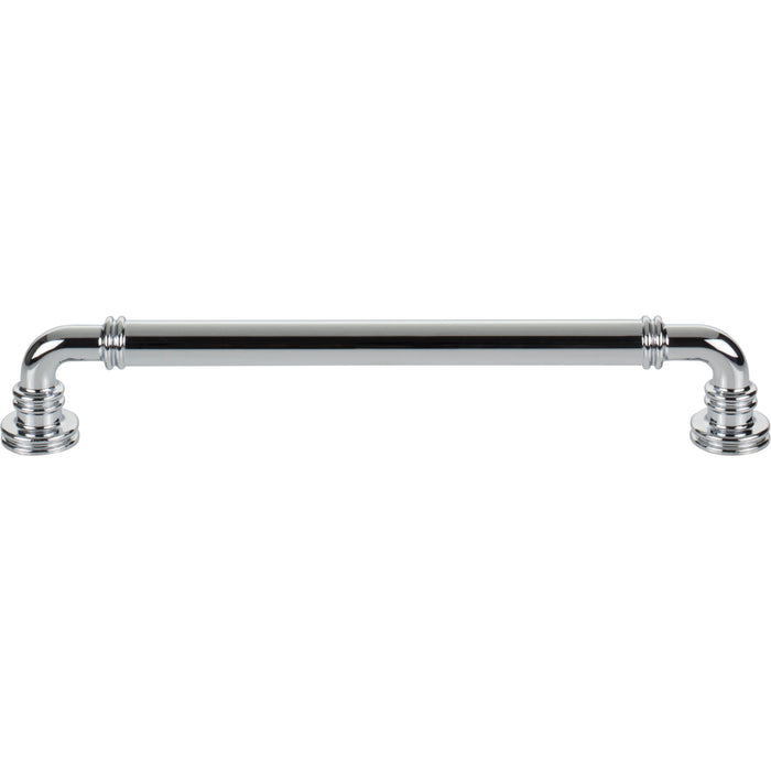 Top Knobs TK3144PC Cranford 7 9/16" Center to Center Bar Pull Polished Chrome - KnobDepot
