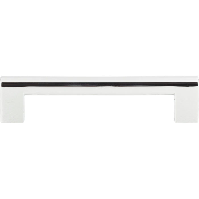 Atlas Homewares A879-CH Round Rail 5 1/16in Center to Center Bar Pull Polished Chrome