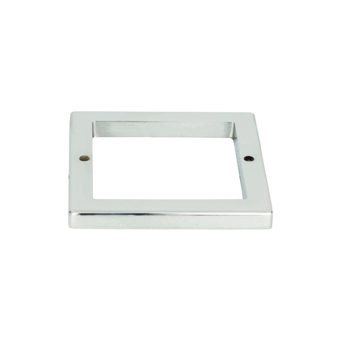 Atlas Homewares 394-CH Tableau Square 2 1/2in Center to Center Pull Backplate Polished Chrome