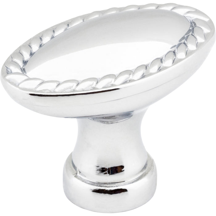 Elements Z115L-PC Lindos 1-3/8" Length Oval Knob Polished Chrome