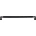 Top Knobs TK3096BLK Cumberland 12" Center to Center Bar Pull Flat Black - KnobDepot