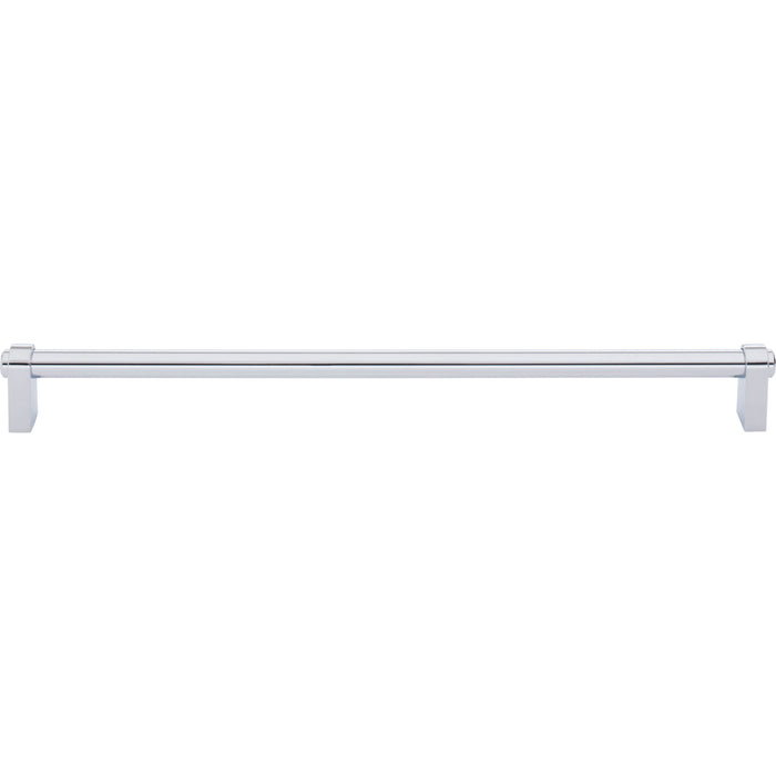 Top Knobs TK3215PC Lawrence 12" Center to Center Bar Pull Polished Chrome - KnobDepot