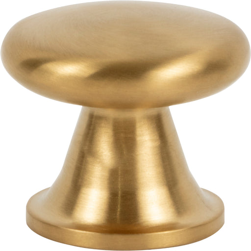 Atlas Homewares A969-MG Stainless Burbank 1 1/8in (29mm) Length Mushroom Knob Matte Gold - KnobDepot