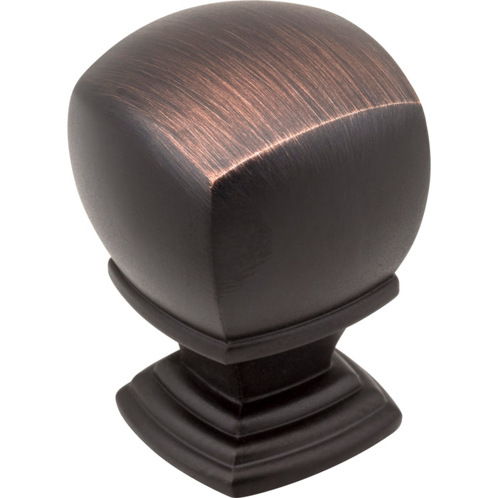 Jeffrey Alexander 188L-DBAC Katharine Katharine 1" (25mm) Length Square Knob Brushed Oil Rubbed Bronze
