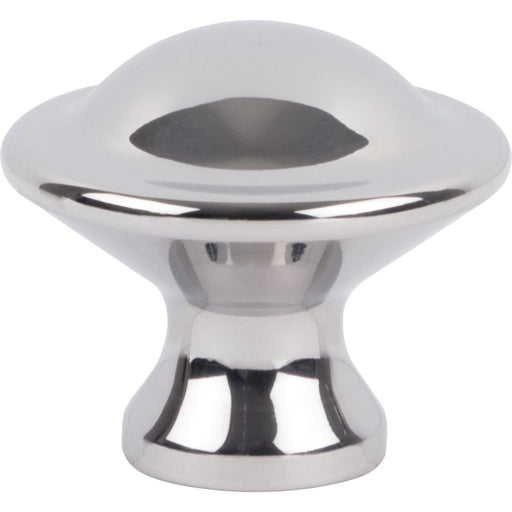 Atlas Homewares A979-PS Stainless Torrance 1 1/8in (29mm) Length Round Knob Polished Stainless Steel - KnobDepot