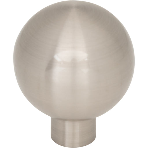 Top Knobs TK3340BSN Brockwell 1 1/8" Diameter Round Knob Brushed Satin Nickel - KnobDepot