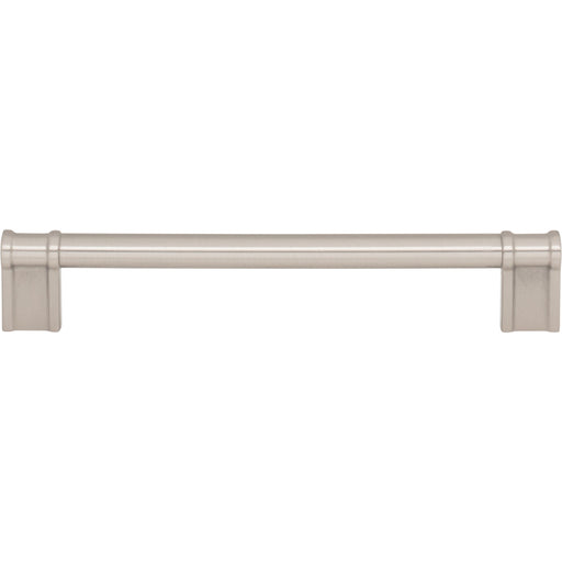 Top Knobs TK3384BSN Newburn 6 5/16" Center to Center Bar Pull Brushed Satin Nickel - KnobDepot