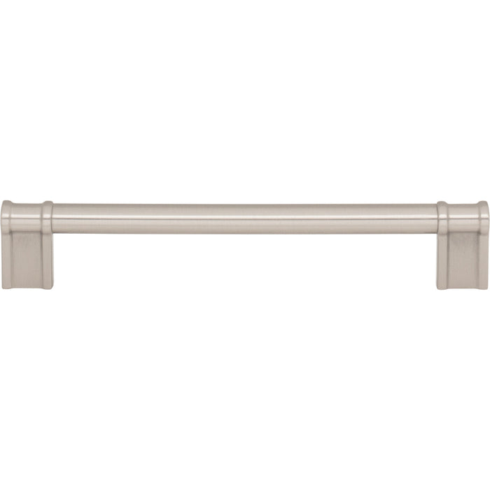 Top Knobs TK3384BSN Newburn 6 5/16" Center to Center Bar Pull Brushed Satin Nickel - KnobDepot