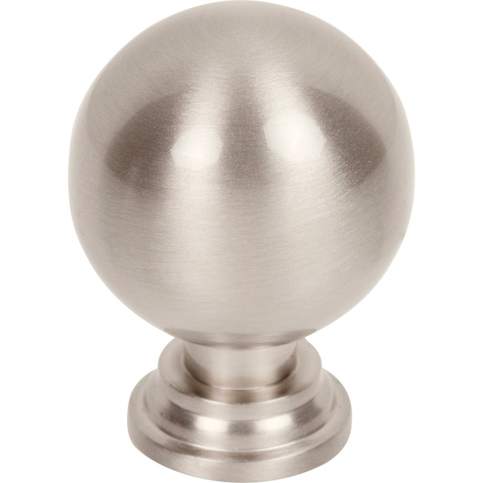 Jeffrey Alexander 387SN Davis Davis 1-1/8" (29mm) Diameter Round Knob Satin Nickel