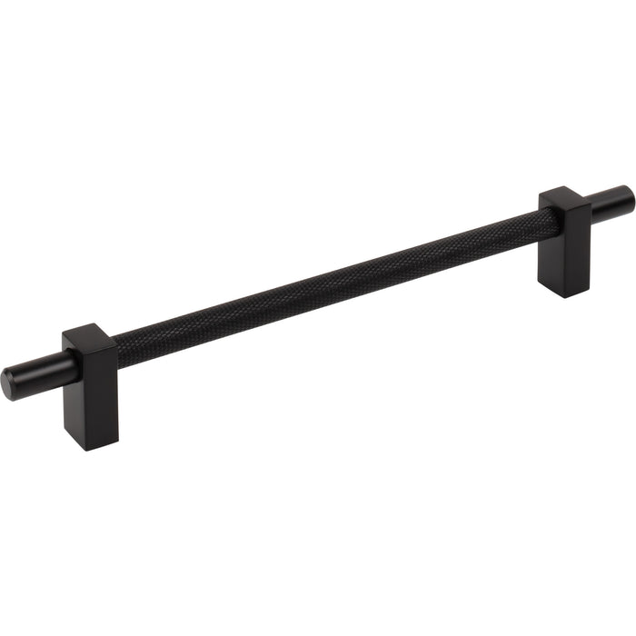 Jeffrey Alexander 598-192MB Larkin 3 Knurled Center 192 mm Center-to-Center Bar Pull Matte Black