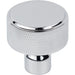 Top Knobs TK3261PC Garrison 1 1/4" Length Round Knob Polished Chrome - KnobDepot